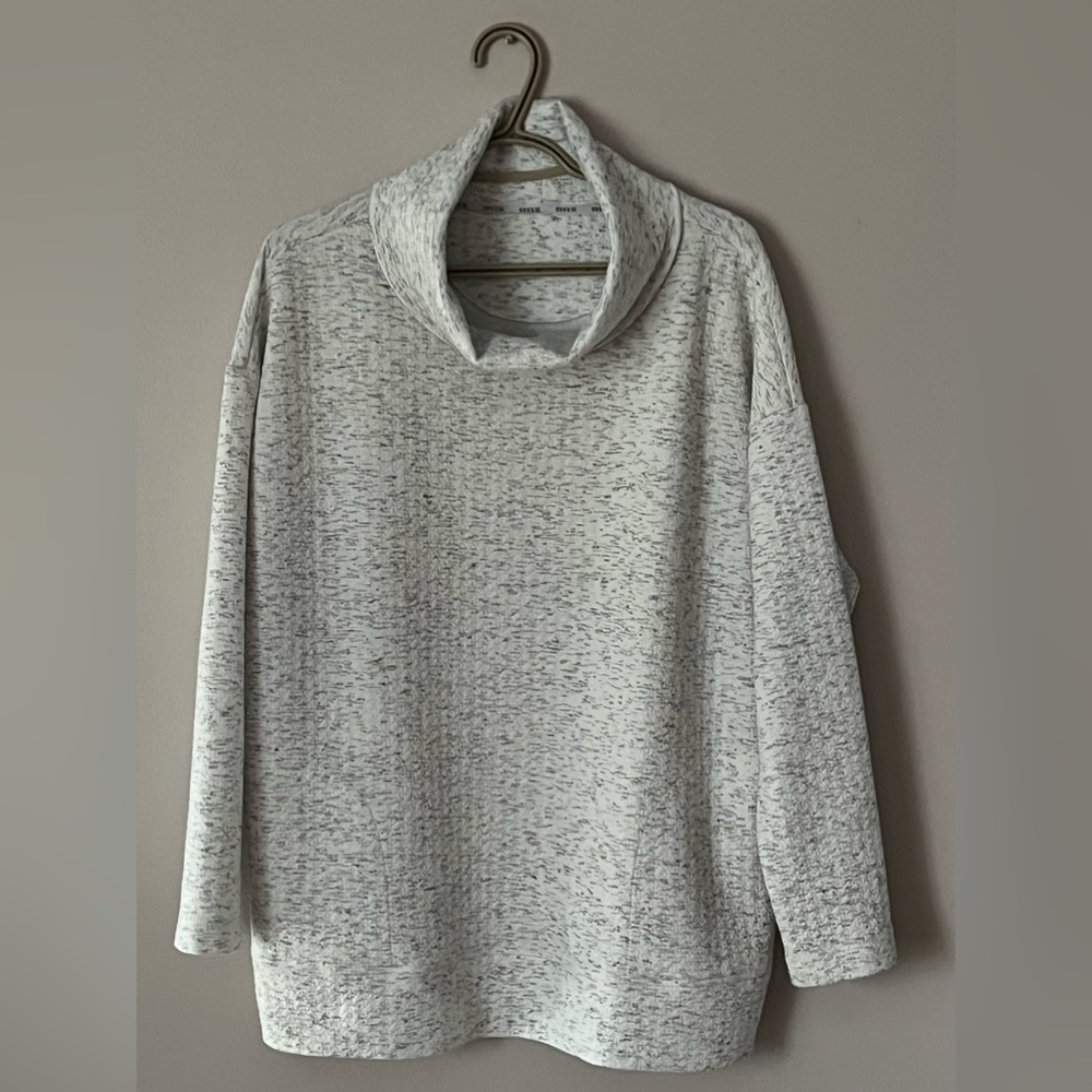 Women’s RBX Active Quilted Ultra-Soft Ribbed Fabric Mock-Neck Pullover